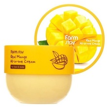 FarmStay, Real Mango All-in-one Cream - Многофункциональный крем с экстрактом манго (300 мл.)