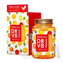 FarmStay, DR-V8 Vitamin Ampoule - Многофункциональная витаминная сыворотка (250 мл.)