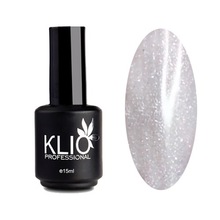 Klio Professional, Камуфлирующая база с шиммером - White Silver (15 мл.)
