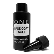OneNail, Base Coat Soft - Каучуковое базовое покрытие для гель-лака (бутылек, 50 мл.)