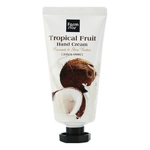 FarmStay, Tropical Fruit Hand Cream Coconut and Shea Butter - Крем для рук «Тропические фрукты» с кокосом и маслом ши (50 мл.)