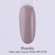 Bluesky, Гель-лак Luxury Silver № LV724 (10 мл.)