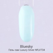 Bluesky, Гель-лак Luxury Silver № LV734 (10 мл.)