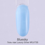 Bluesky, Гель-лак Luxury Silver № LV735 (10 мл.)