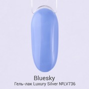 Bluesky, Гель-лак Luxury Silver № LV736 (10 мл.)