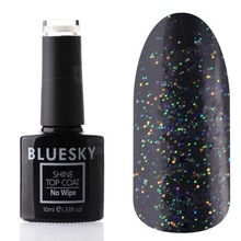 Bluesky, Luxury Silver Top Glitter - Топ с шиммером без липкого слоя №2 (10 мл.)