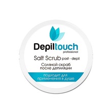 Depiltouch, Соляной скраб-пилинг против вросших волос с экстрактом водорослей (250 мл.)