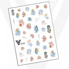Vogue Nails, Слайдер для дизайна ногтей №123