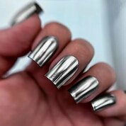 Patrisa Nail, Гель-краска Liquid Steel (серебро с зеркальным эффектом, 5 гр.)