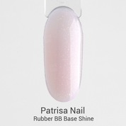 Patrisa Nail, Rubber BB-base - Каучуковая камуфлирующая база Shine (12 мл.)
