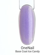 OneNail, Base Coat Ice Candy - Цветная камуфлирующая база с шиммером (15 ml)