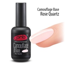 PNB, Camouflage Base Rose Quartz - Камуфлирующая каучуковая база (розовый кварц, 17 мл.)