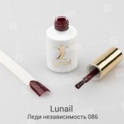 Lunail, Гель-лак - Леди независимость №86 (10 ml.)