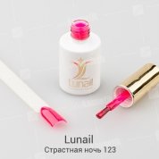 Lunail, Гель-лак - Страстная ночь №123 (10 ml.)