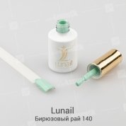 Lunail, Гель-лак - Бирюзовый рай №140 (10 ml.)