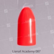 Lianail, Гель-лак Academy - Красно-коралловый неон №A87 (10 мл.)