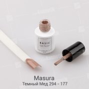 Masura, Гель-лак - Basic №294-177М Тёмный Мед (3,5 мл.)