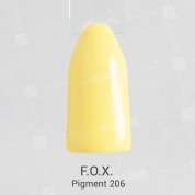 F.O.X, Гель-лак - Pigment №206 (6 ml.)