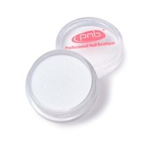PNB, Color Acrylic Powder 01 White glitter - Пудра цветная акриловая 01 (белый блеск, 2г.)