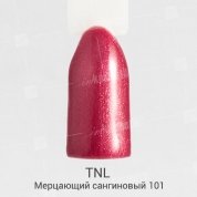 TNL, Гель-лак №101 - Мерцающий сангиновый (10 мл.)