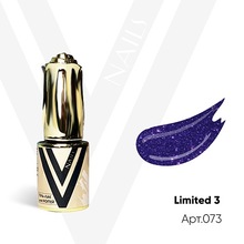 Vogue Nails, Гель-лак - №073 Limited 3 хамелеон с блестками (10 мл.)