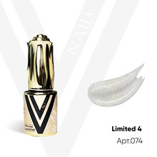 Vogue Nails, Гель-лак - №074 Limited 4 с блестками (10 мл.)