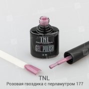 TNL, Гель-лак №177 - Розовая гвоздика с перламутром (10 мл.)