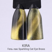 KIRA, Sparkling Cat Eye - Гель-лак Кошачий глаз Brass (10 мл.)