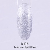 KIRA, Гель-лак Opal Silver (10 мл.)