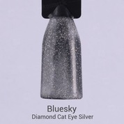 Bluesky, Diamond Cat eye coat - Гель-лак Кошачий глаз Silver (10 мл.)