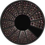 АФН, Стразы стекло в карусели - AB Flame Purple SS3-10 (320 шт.)