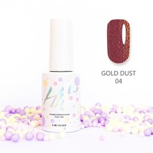 HIT gel, Гель-лак - Gold dust №04 (9 мл.)