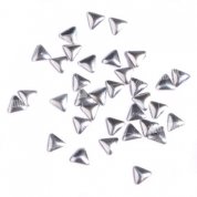 Elite Style, Заклепки металлические - Треугольник (серебро)