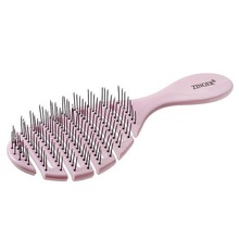 Zinger, Расчёска массажная для мокрых волос (OS-5047 BOX, розовый)