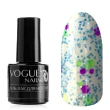 Vogue Nails, Гель-лак прозрачный с конфетти L5 (6 мл.)