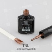 TNL, Гель-лак Кошачий глаз №38 - Оранжевый (10 мл.)