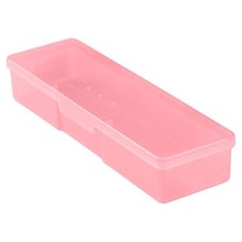 Irisk, Бокс для кистей и инструментов пластиковый, розовый, 185х55х30мм