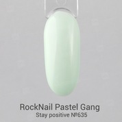 RockNail, Гель-лак - Pastel Gang №635 Stay positive (10 мл.)