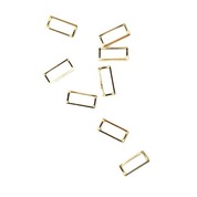 Artex, Металлический дизайн для маникюра - Прямоугольник золото (0,2 г.)