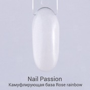 Nail Passion, Камуфлирующая база с шиммером - Rose Rainbow №103 (10 мл)