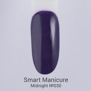 Smart Manicure, Гель-лак Midnight - №030 Черная ночь (10 мл)