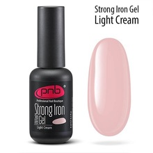 PNB, Strong Iron Gel Light Cream - Гель Стронг Айрон (светло-кремовый, 8 мл)