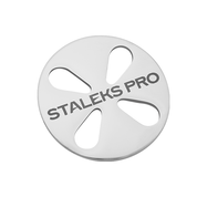 Staleks pro, Диск педикюрный удлиненный PODODISC Expert ХS в комплекте со сменным файлом 180 грит 5 шт (10 мм)