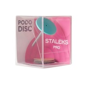 Staleks Pro, Диск педикюрный пластиковый PODODISC Expert М в комплекте со сменным файлом 180 грит 5 шт (20 мм)