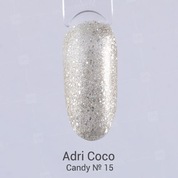AdriCoco, Candy - Гель-лак №15 Белый шоколад с арахисом (8 мл.)