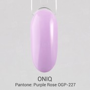 ONIQ, Гель-лак для покрытия ногтей - Pantone: Purple Rose OGP-227 (10 мл.)