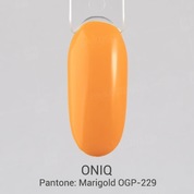 ONIQ, Гель-лак для покрытия ногтей - Pantone: Marigold OGP-229 (10 мл.)