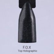 F.O.X, Top Holographic - Топ для гель-лака с шиммером без липкого слоя (7 ml.)
