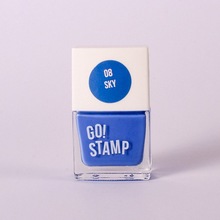 Go Stamp, Лак для стемпинга Sky 08 (11 мл)