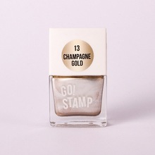 Go Stamp, Лак для стемпинга Champagne gold 13 (11 мл)